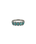 GIA Paraíba Tourmaline 5 Stone Ring