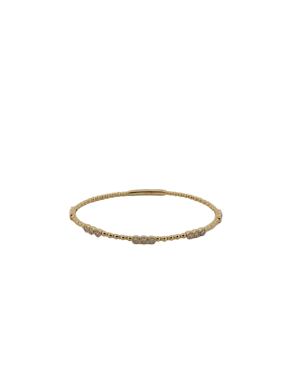Trio of Diamonds Flexi Bangle