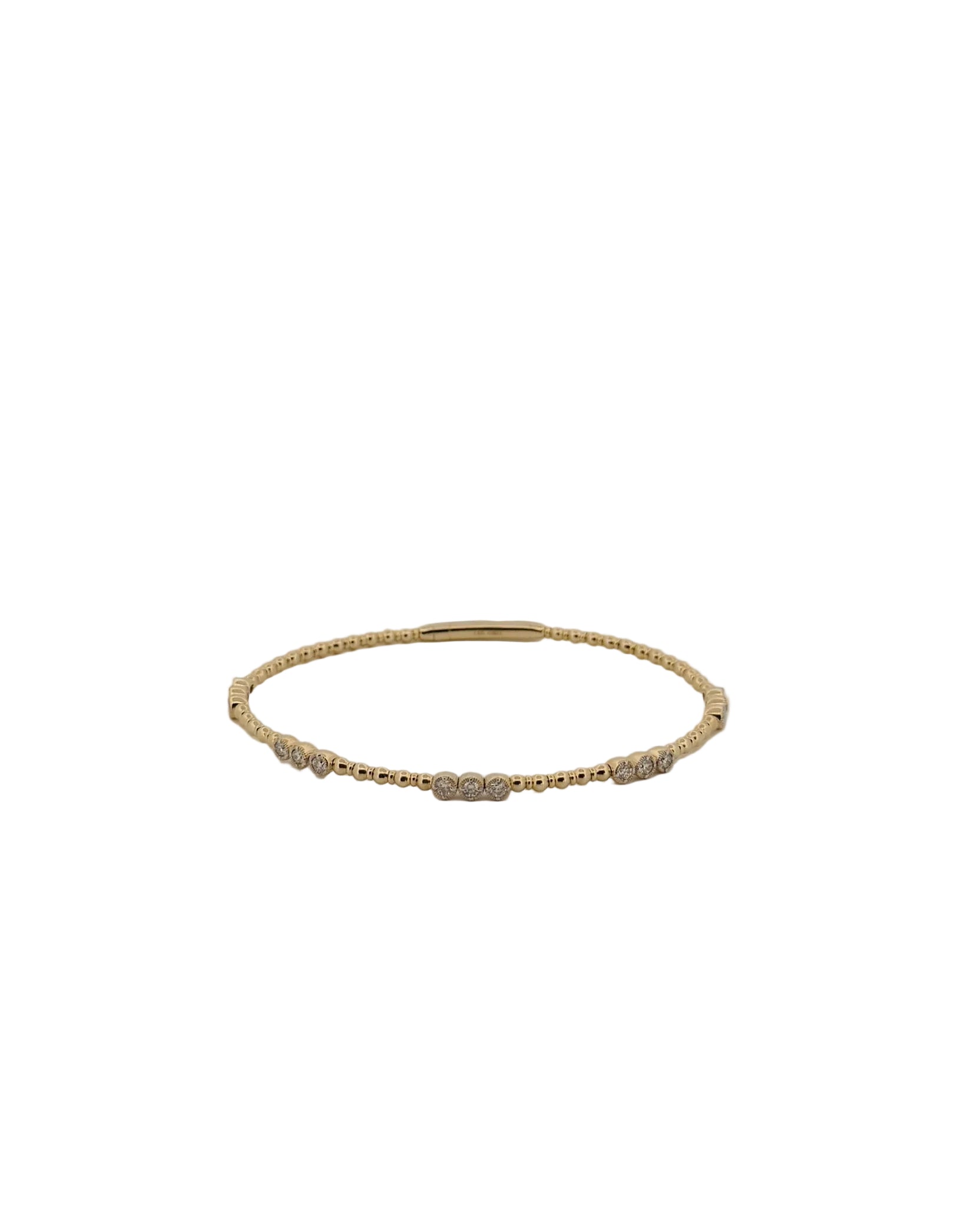 Trio of Diamonds Flexi Bangle