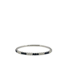 Sapphire & Diamond Flexi Bangle