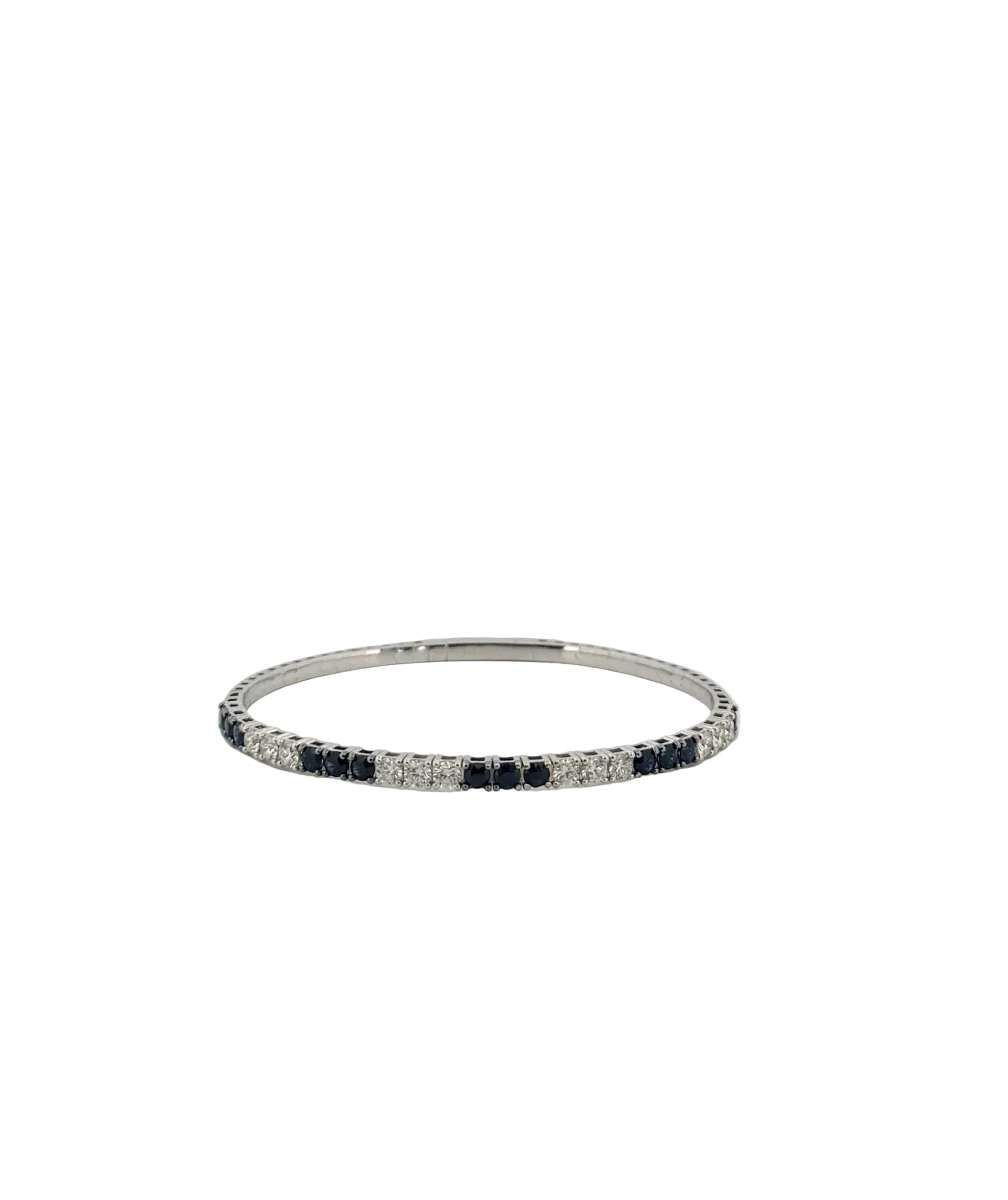 Sapphire & Diamond Flexi Bangle