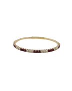 Ruby & Diamond Flexi Bangle