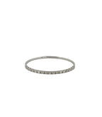East-West Emerald Cut Diamond Flexi Bangle
