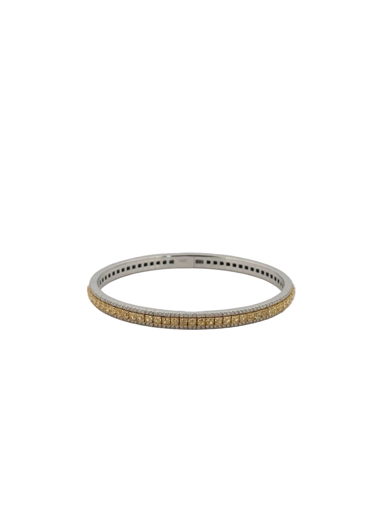 Yellow Diamond Flexi Bangle