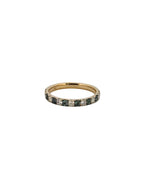 Dainty Alexandrite & Diamond Band