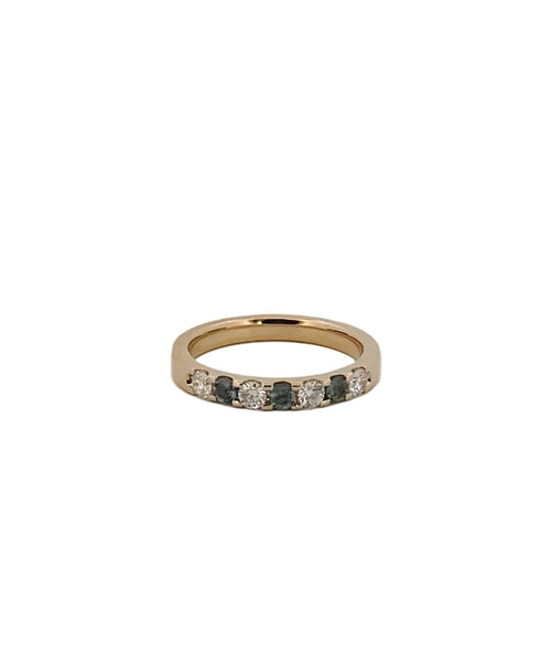 Alexandrite & Diamond Band - PREORDER