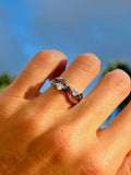 GIA Alexandrite and Diamond Infinity Ring