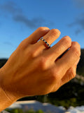 Medium Sapphire & Diamond Ring