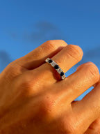 7 stone Sapphire and Diamond Band