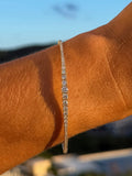 Graduated Diamond Flexi Bangle