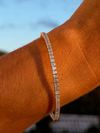 Emerald Cut Diamond Flexi Bangle