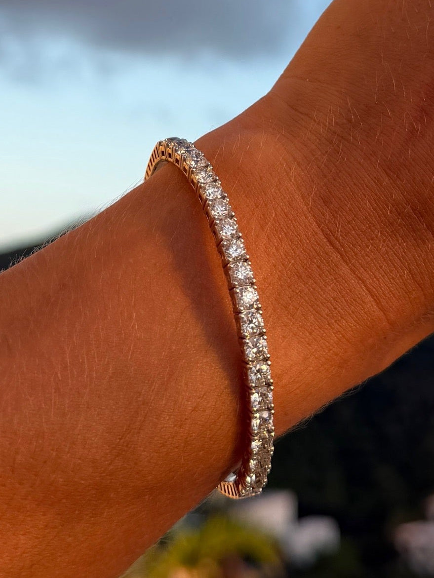 Five Carat Diamond Flexi Bangle