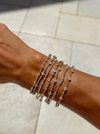 Flexi Bangle with Emerald Cut Diamonds