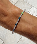 Blue Diamond Station Flexi Bangle