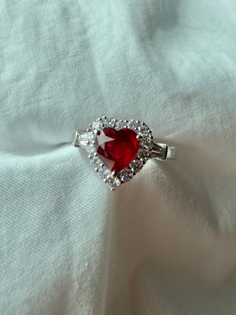Ruby Heart Ring