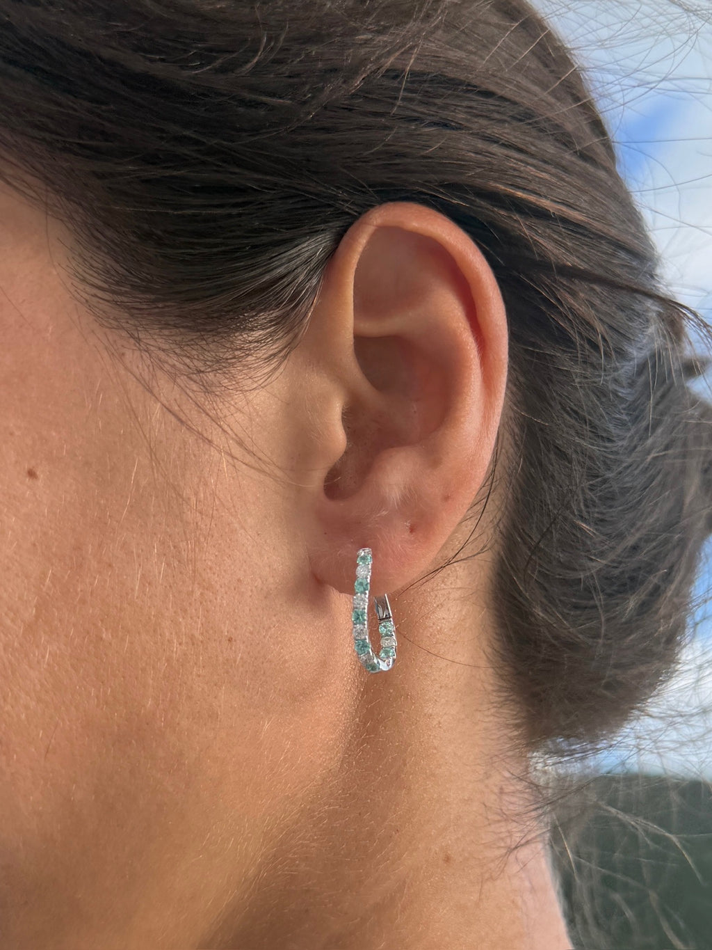 GIA Paraíba Tourmaline Wave Earrings - PREORDER ONLY