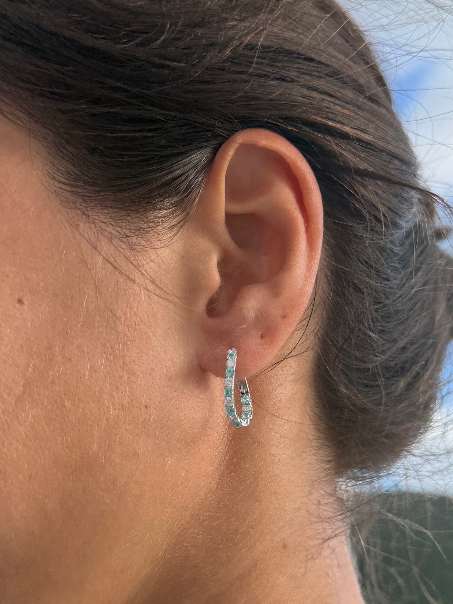 GIA Paraíba Tourmaline Wave Earrings - PREORDER ONLY
