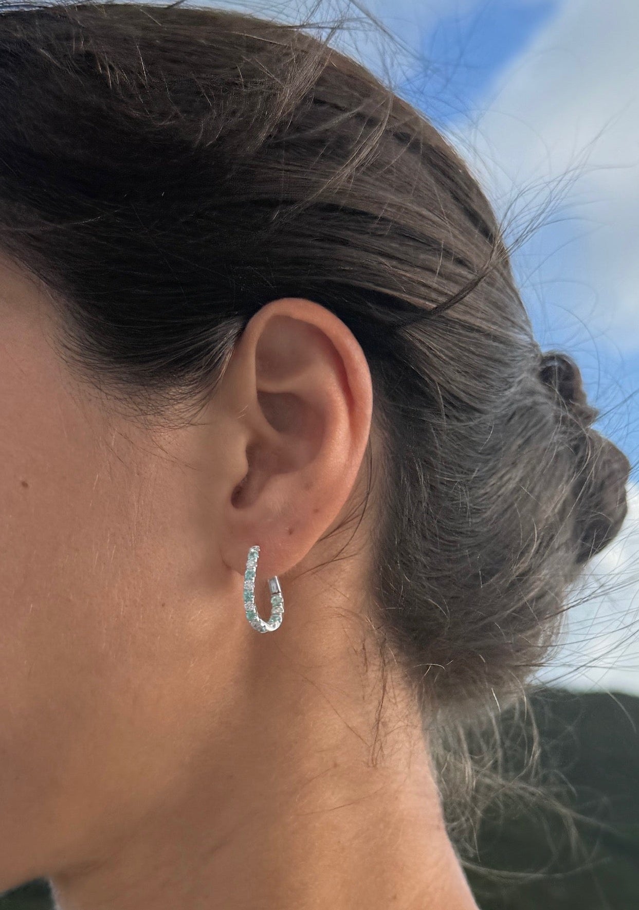 GIA Paraíba Tourmaline Wave Earrings - PREORDER ONLY