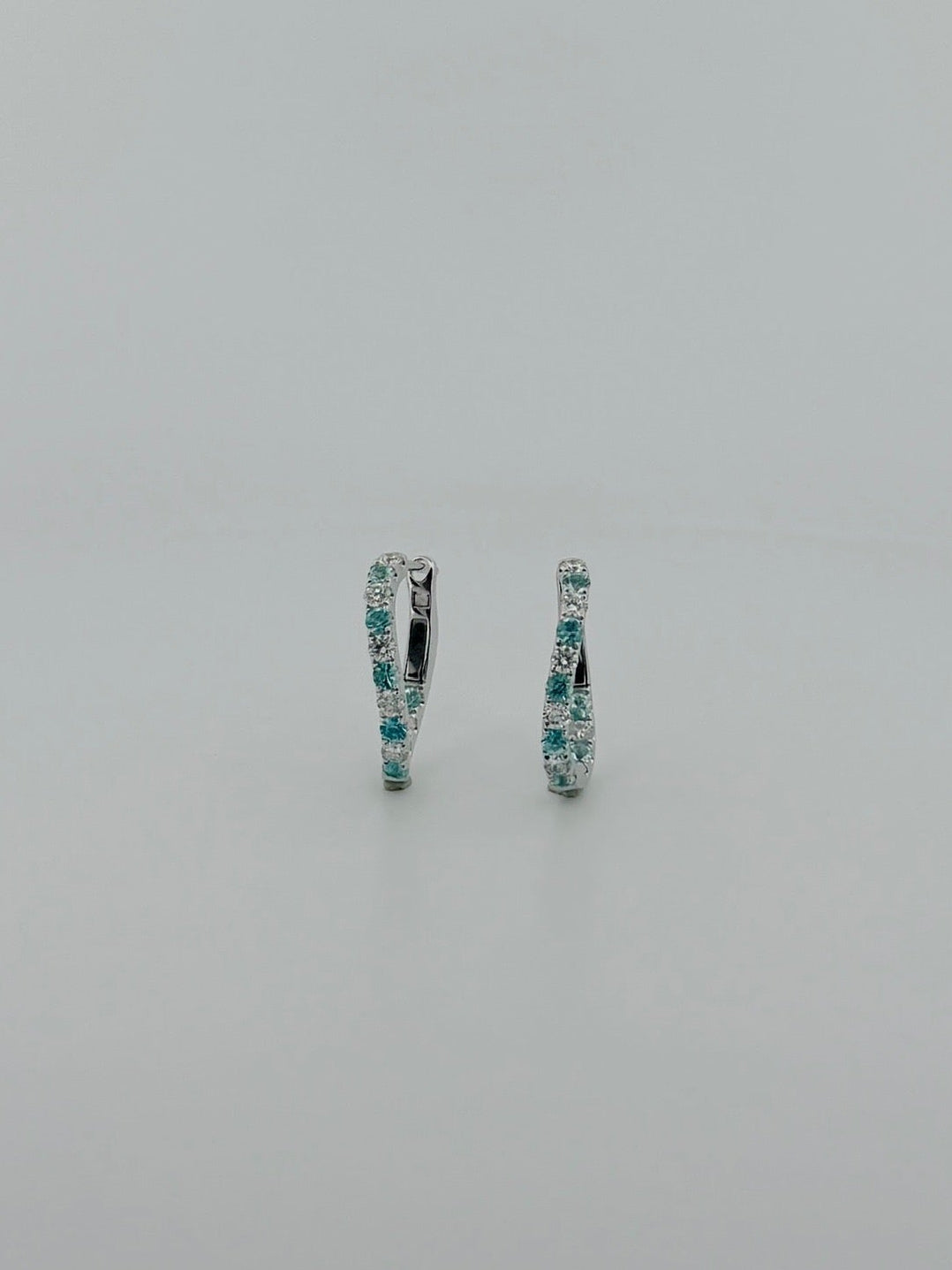GIA Paraíba Tourmaline Wave Earrings - PREORDER ONLY