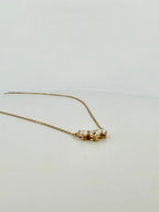 Diamond Trio Pendant Necklace - Lab