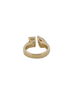 Toi et Moi Ring - Pear and Emerald IGI Lab Diamonds