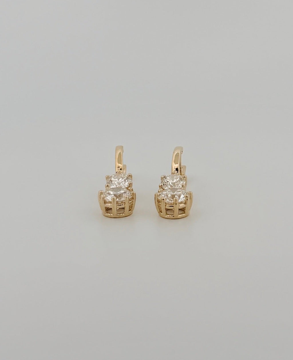 Double Drop IGI Lab Diamond Earrings