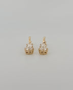 Double Drop IGI Lab Diamond Earrings