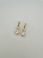 Double Drop IGI Lab Diamond Earrings