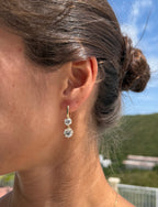 Double Drop IGI Lab Diamond Earrings