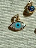 Iridescent Evil Eye Pendant
