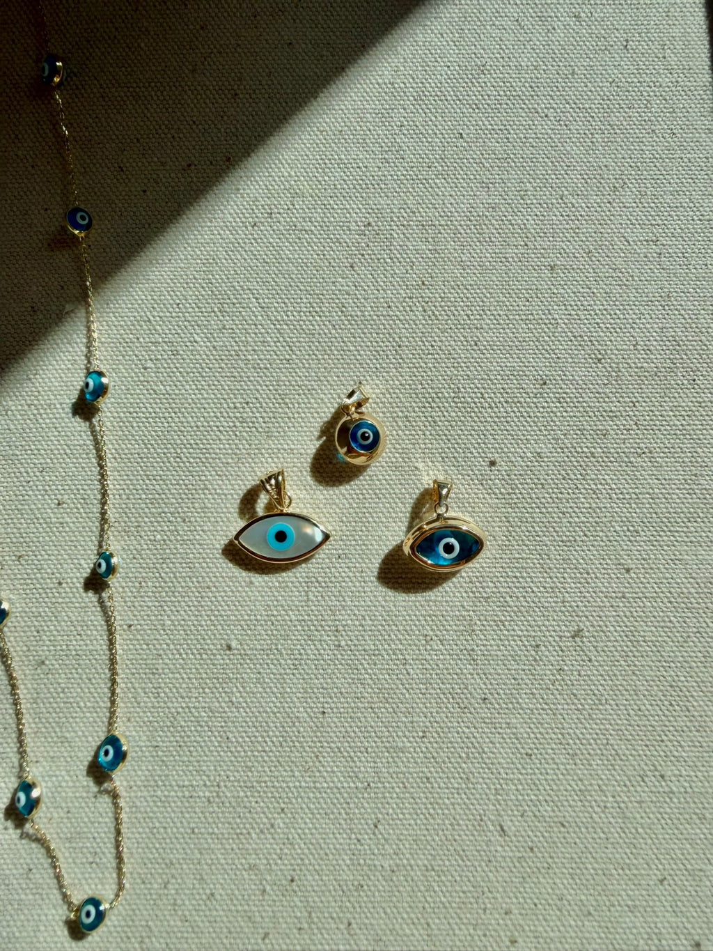 Blue Evil Eye Pendant