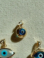 Round Evil Eye Pendant