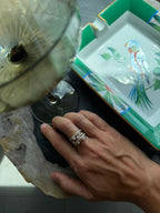 Layered Diamond Stack Ring