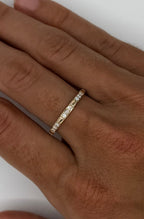 Dainty Pave Segment Ring