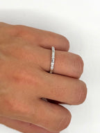Dainty Pave Segment Ring