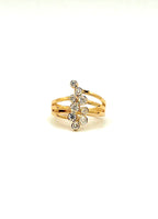 Bubble Bezel Cocktail Ring