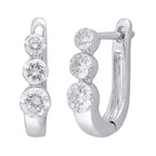 Trio Lab Diamond Huggies