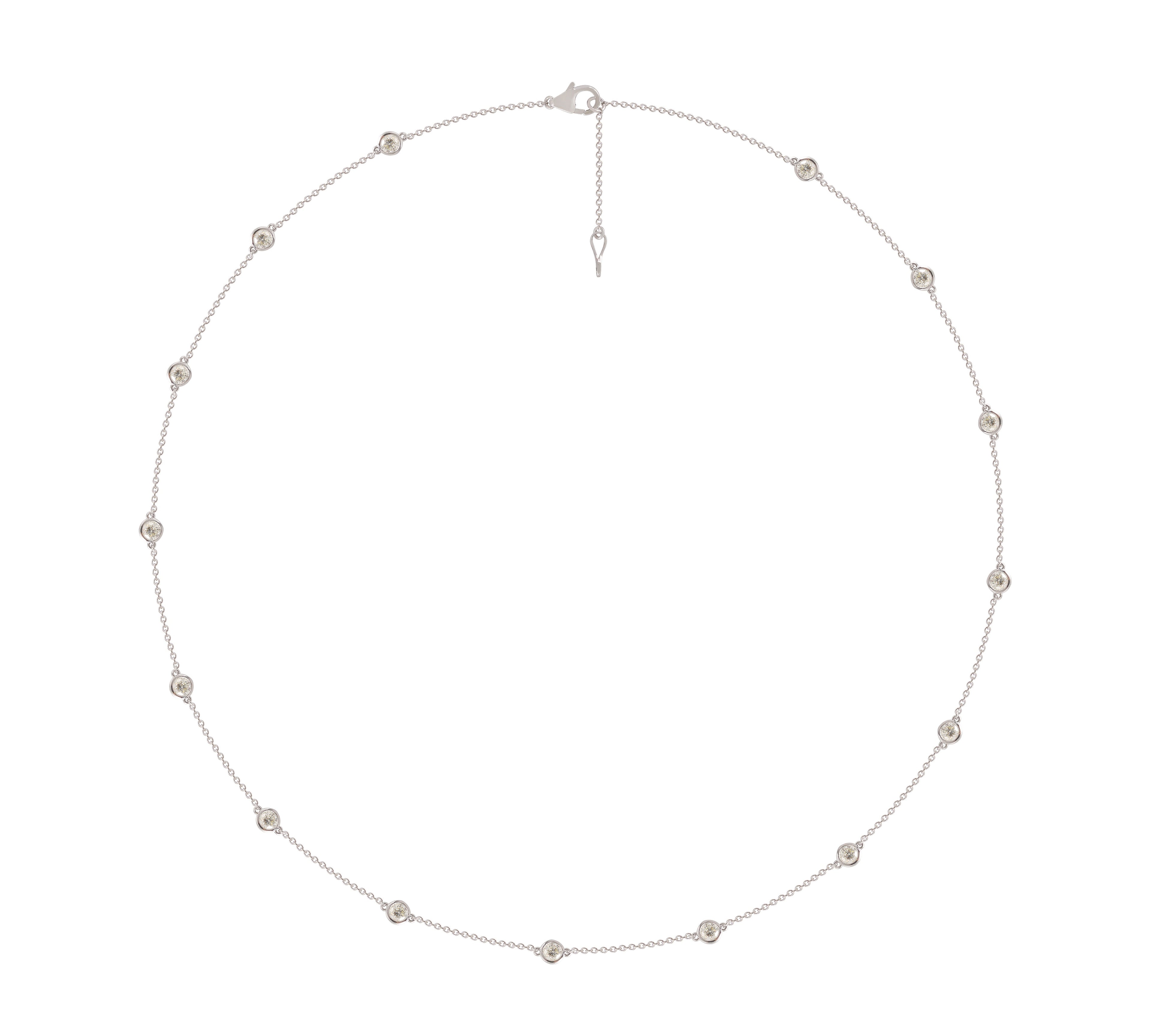 Diamond By The Yard Necklace (Lab) - PREORDER