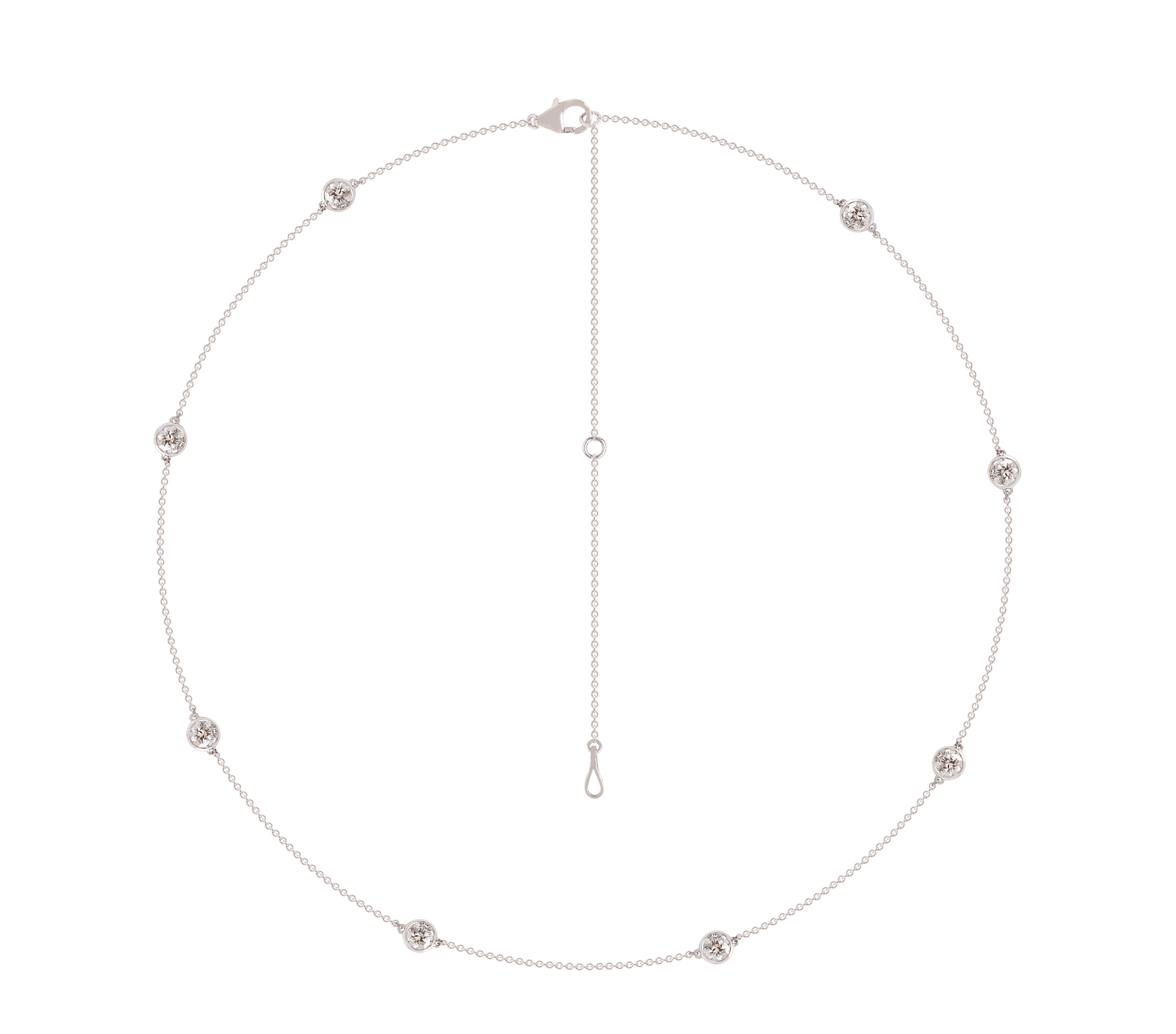 Diamond By The Yard Necklace (Lab) - PREORDER