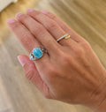 Larimar Hollowed Ring