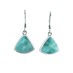 Larimar Trilliant Drop Earrings