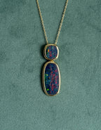 Australian Opal Pendant Necklace