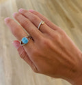 Larimar Split Shank Ring