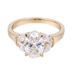 Oval and Marquise Lab Diamond Ring