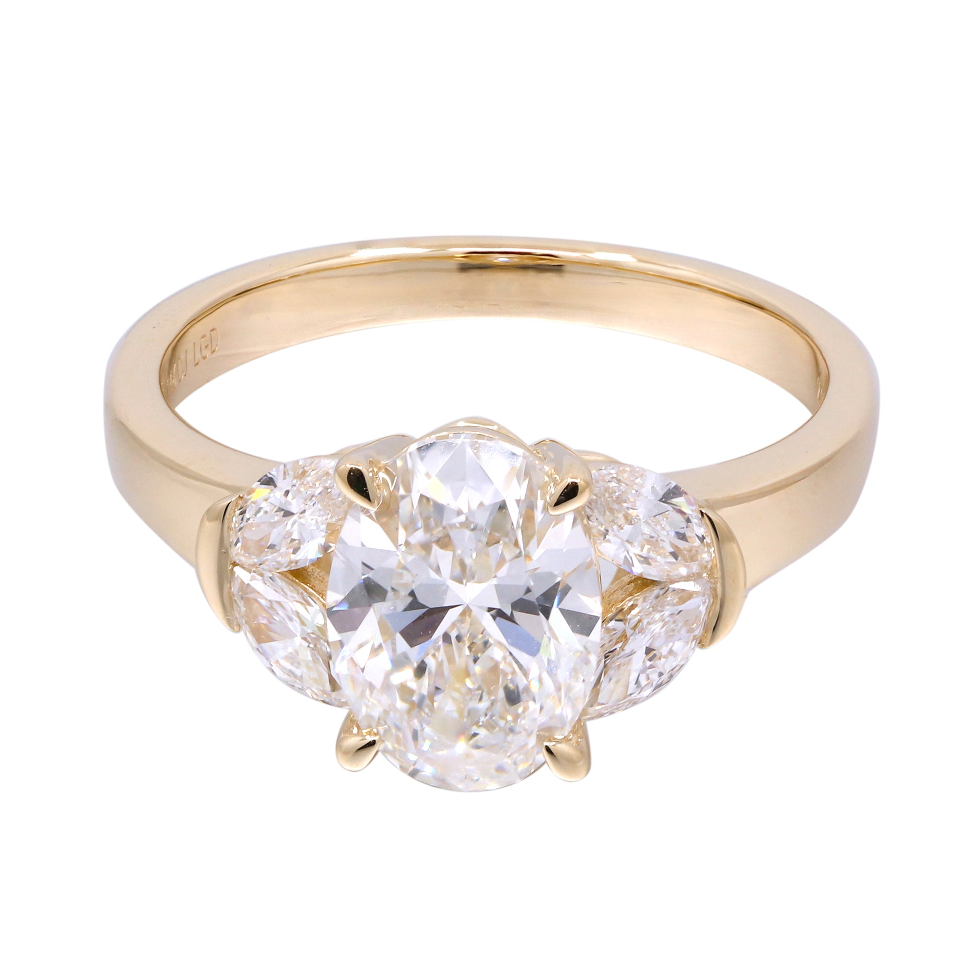 Oval and Marquise Lab Diamond Ring