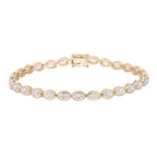 Lab Oval Diamond Tennis Bracelet- PREORDER