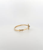 Sapphire & Diamond Fan Bangle