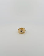 Diamond Scroll Ring