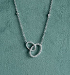 Diamonds Interlocked Station Necklace
