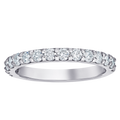 White Gold Natural Diamonds Eternity Band